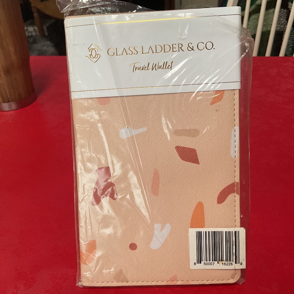 Glass Ladder and Company travel wallet